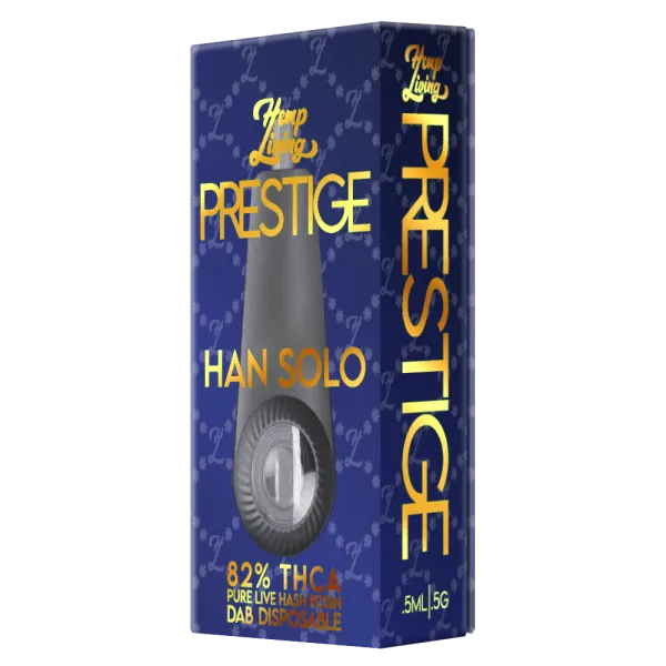 Hemp Living - PRESTIGE Dab Disposable - 0.5g THCA Pure Live Hash Rosin - Han Solo