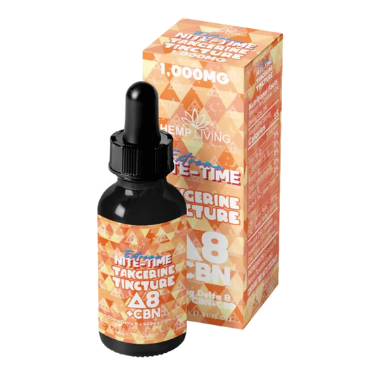 Hemp Living – Extreme Nite-Time Delta 8 & CBN Tincture 1000mg – Tangerine