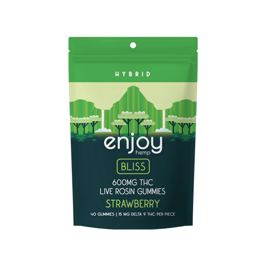 Enjoy Hemp - Live Rosin 600 mg Delta 9 THC Gummies