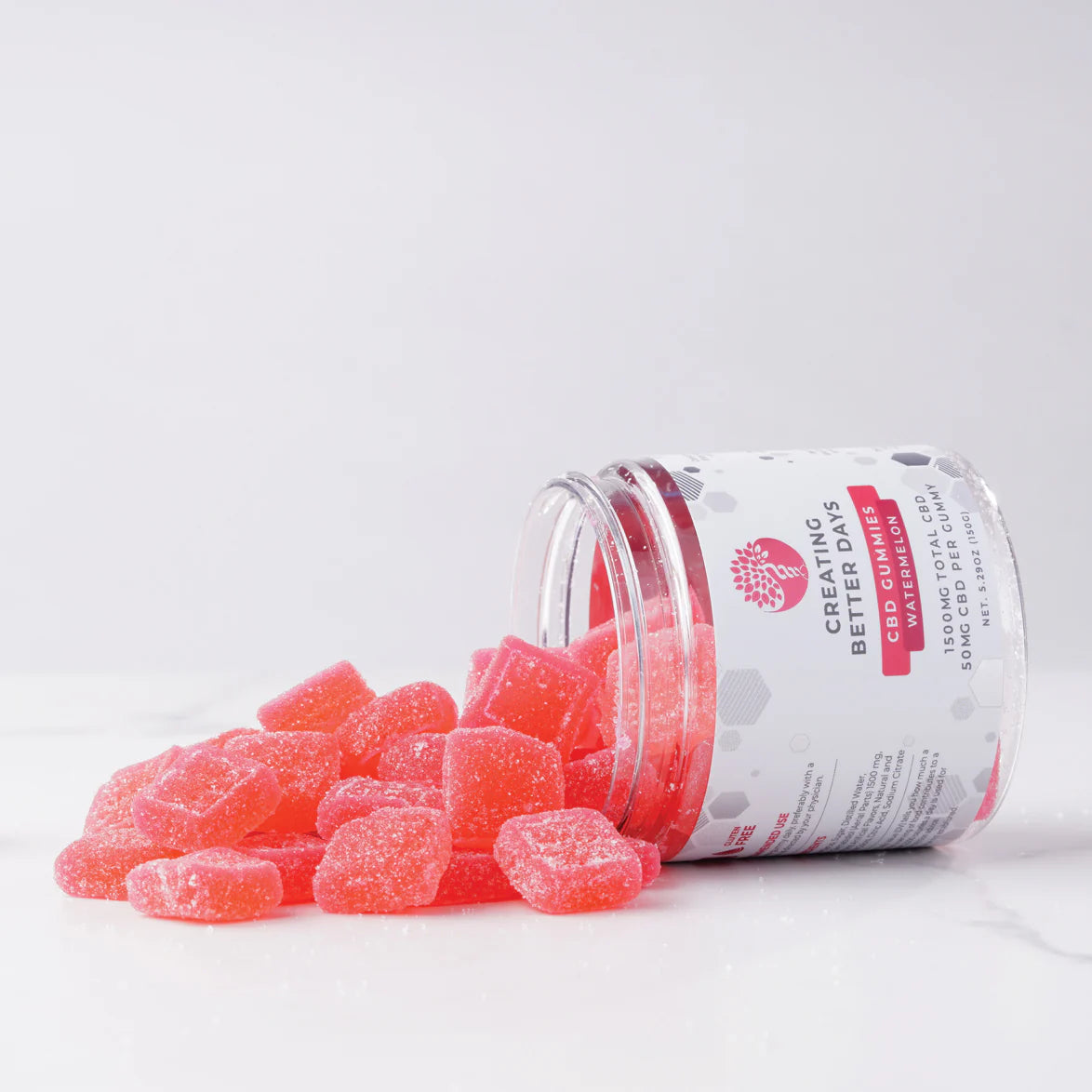 Creating Better Days - CBD Gummies - 1500mg - Watermelon - 30ct