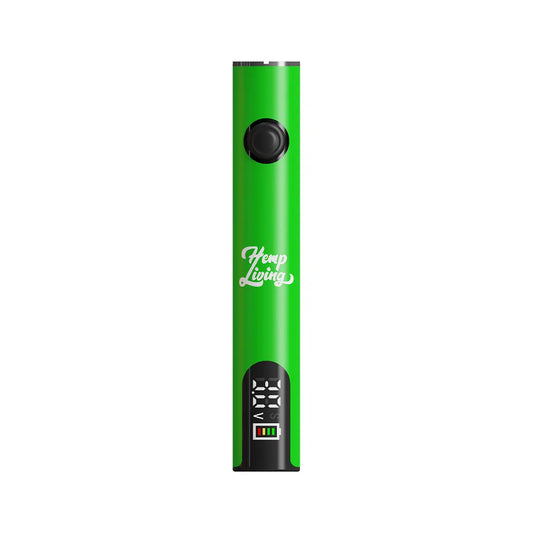 Hemp Living - 510 Thread Variable Voltage LED Display Smart Vape Battery