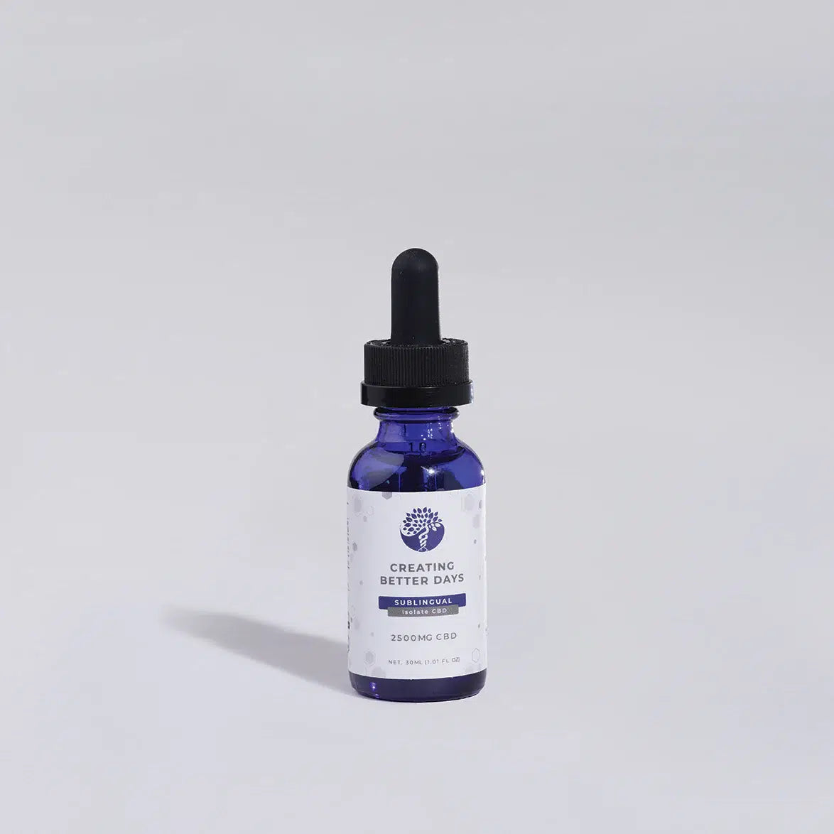 Creating Better Days - 30mL Sublingual Oil - 2500mg Isolate CBD