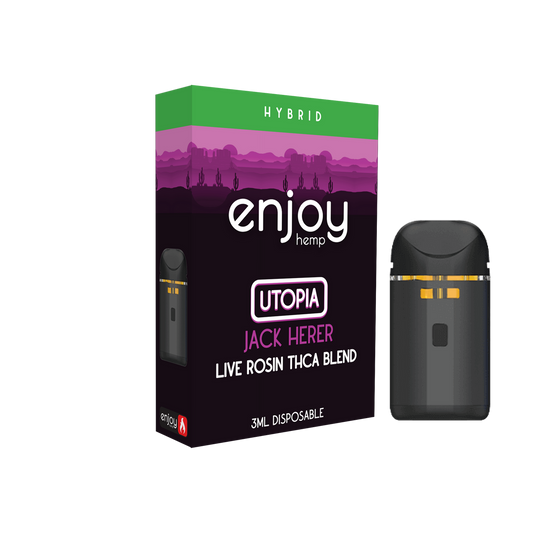 Enjoy Hemp - 3ml THCA Blend Disposable for Utopia - Jack Herer (Hybrid)